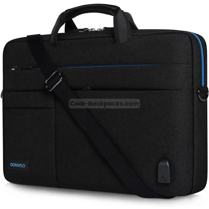 17 inch Laptop Messenger Bag - Blue