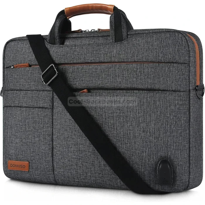 17 inch Laptop Messenger Bag - Grey