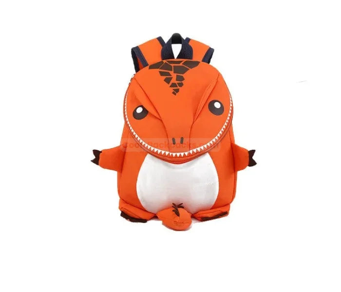 3D Dinosaur Backpack - Orange