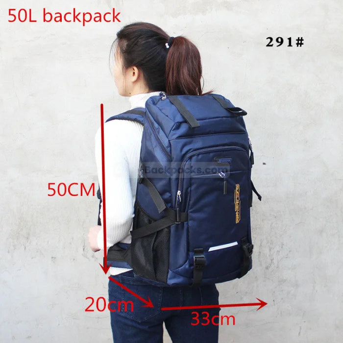 50L Camera Backpack - Blue