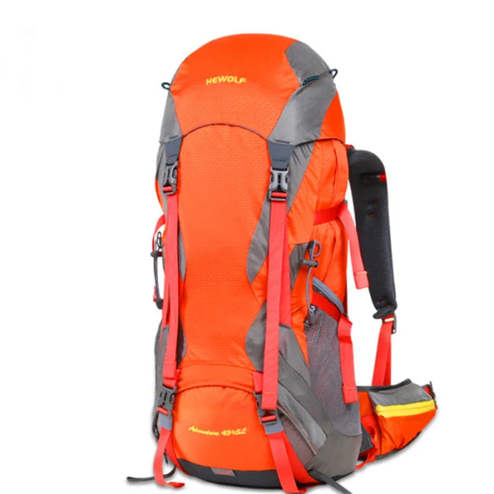 50L Hiking Backpack - Orange