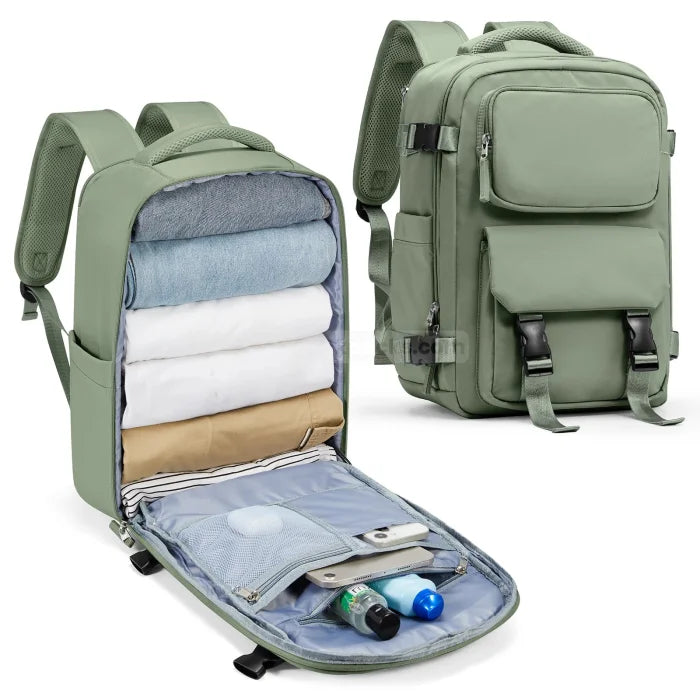 Airport Travel Backpack - Green / Small