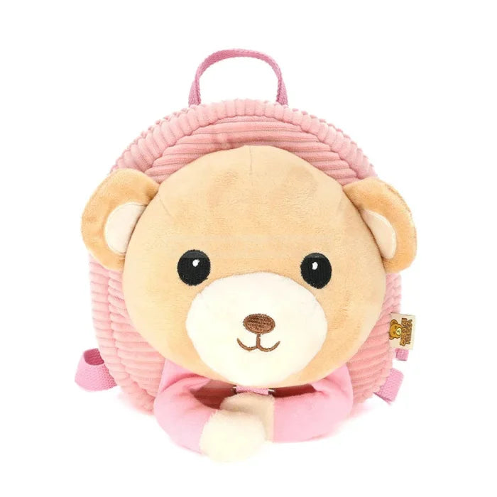 Animal Backpack Leash - Bear pink