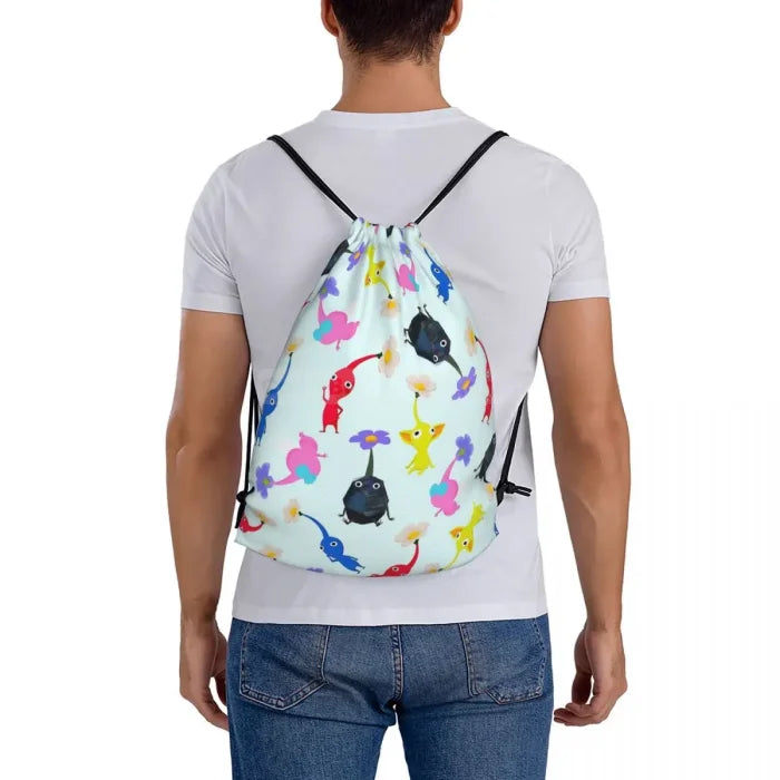 Anime Drawstring Backpack