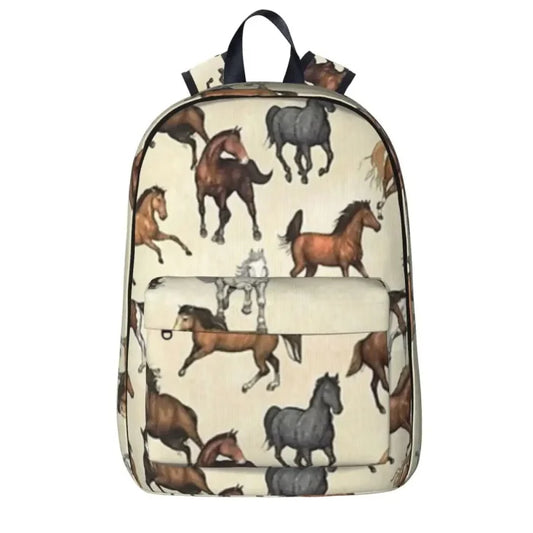 Backpack with Horse Design