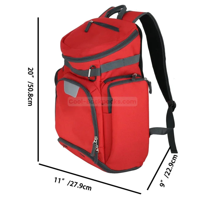 Baseball Gear Backpack - Red