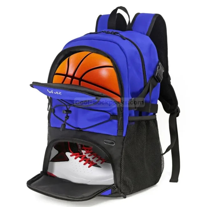 Basketball Ball Backpack - Blue