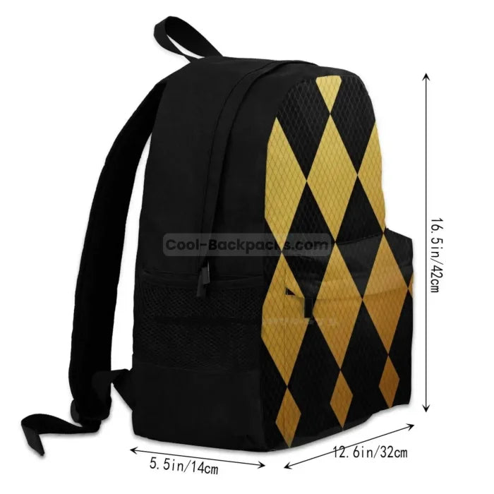 Black and Gold Backpack