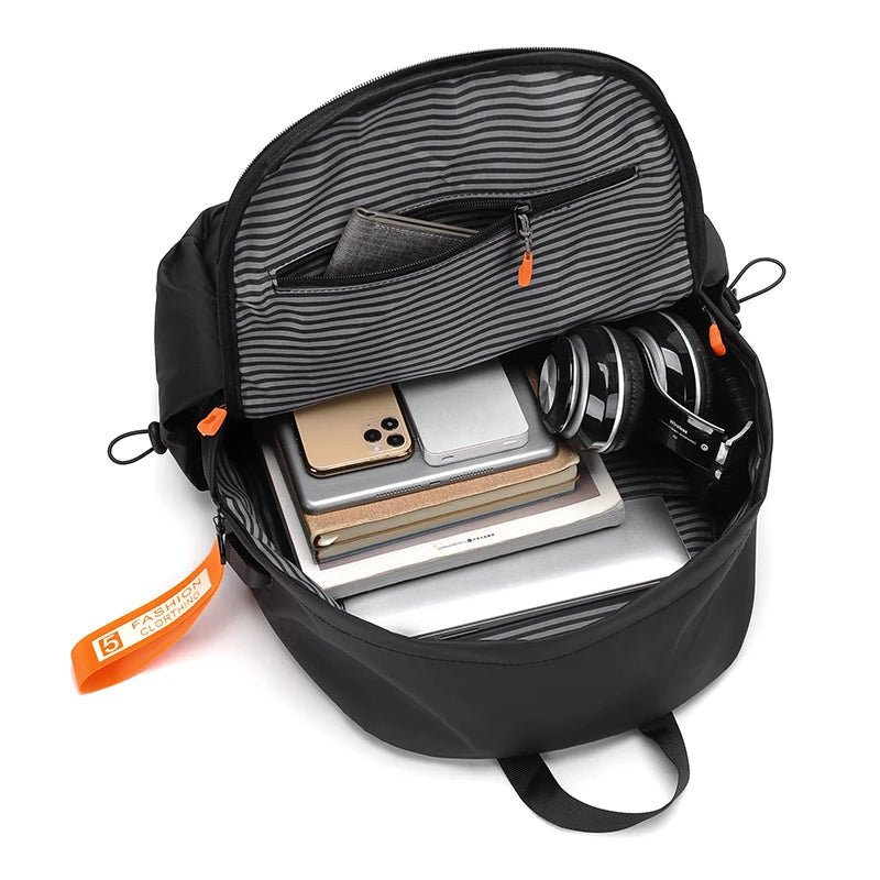 Black and Orange Backpack