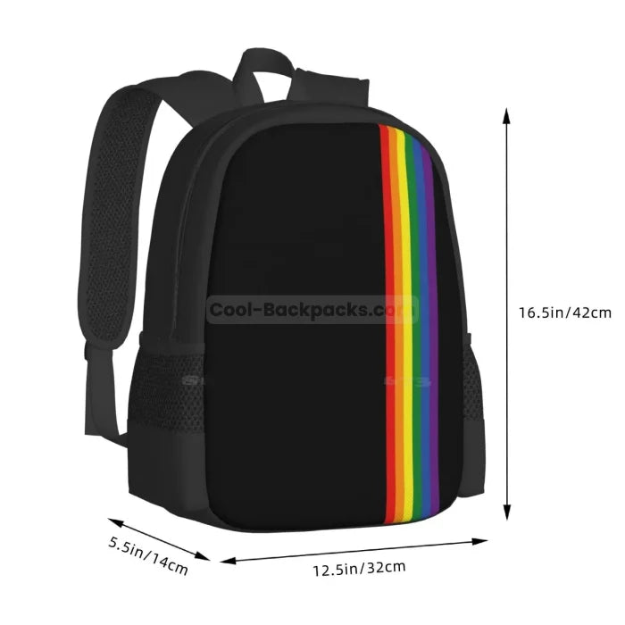 Black Rainbow Backpack