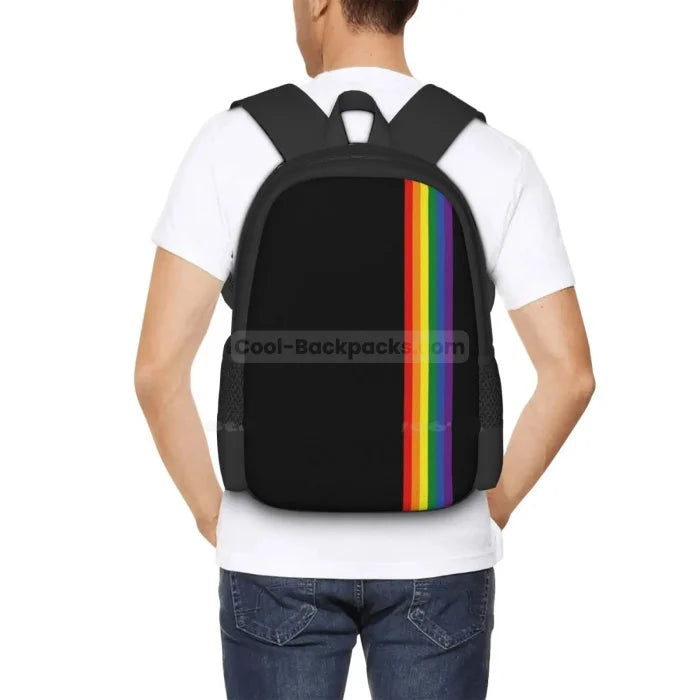 Black Rainbow Backpack