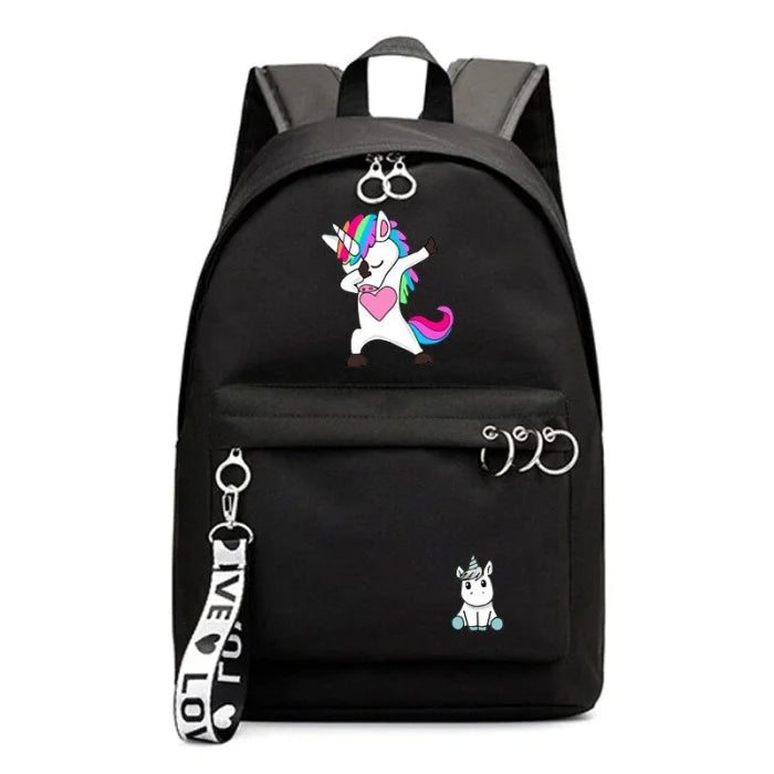 Black Unicorn Backpack - 4