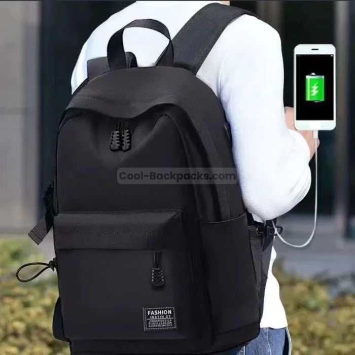 Black Work Backpack - black