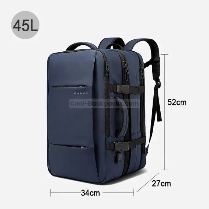 Blue Travel Backpack - Large