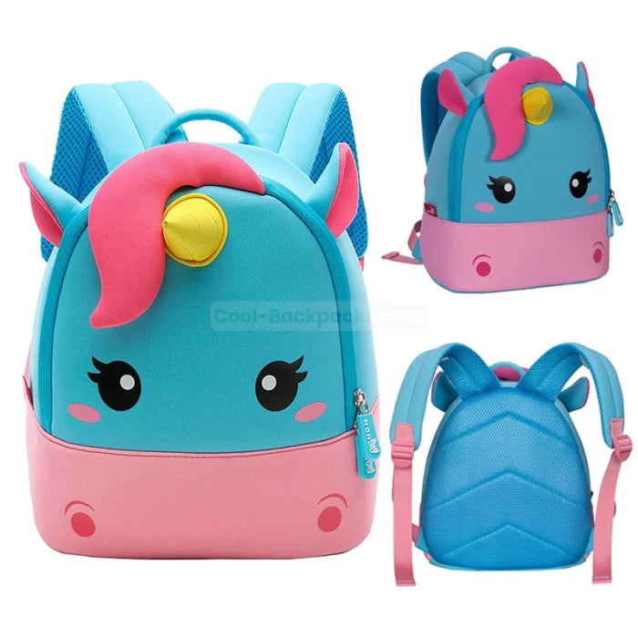 Blue Unicorn Backpack