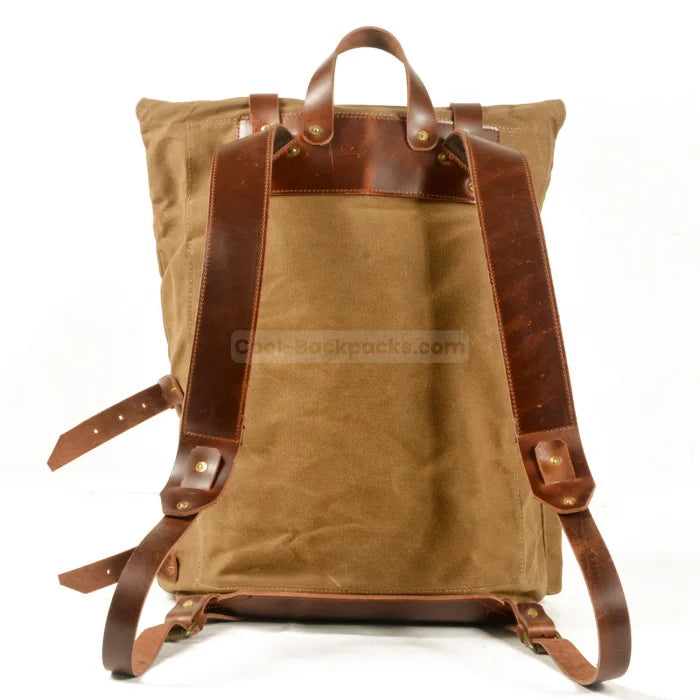 Canvas Roll Top Backpack