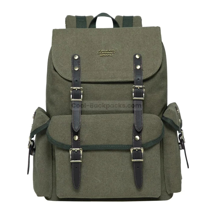 Canvas Work Backpack - Green