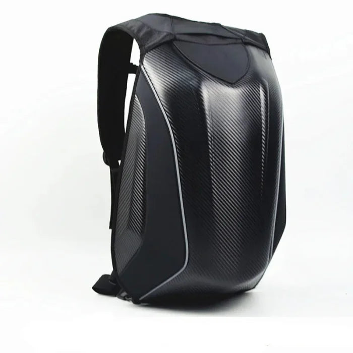 Carbon Fiber Hard Shell Backpack - black