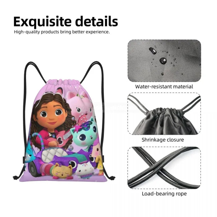 Cartoon Drawstring Backpack