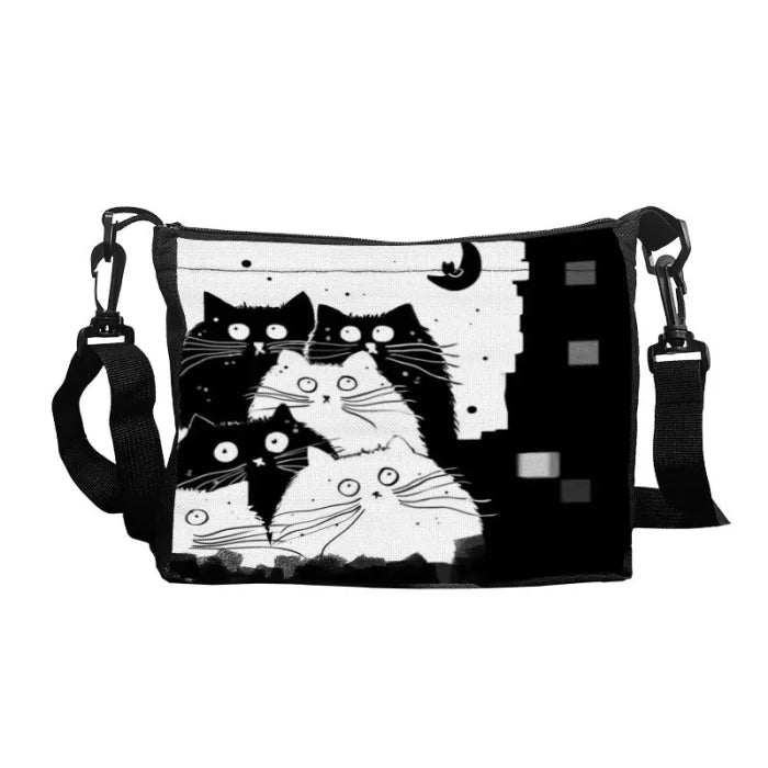 Cat Messenger Bag