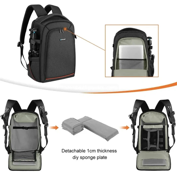 Chrome Camera Backpack - Black