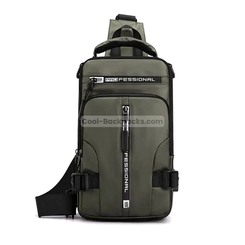 Convertible Sling Backpack - Green