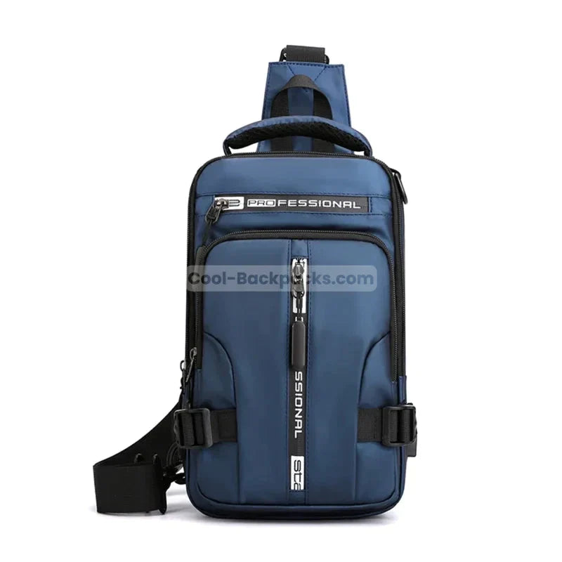 Convertible Sling Backpack - Blue