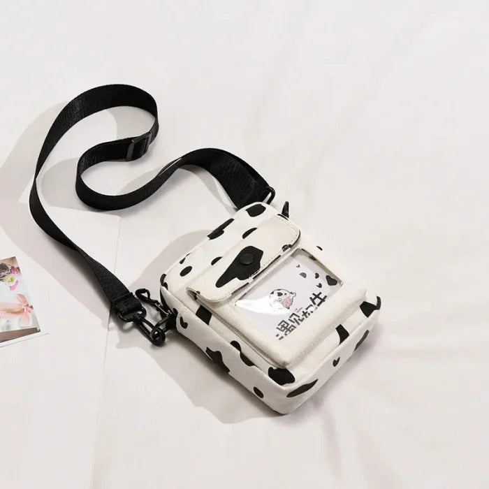 Cow Print Messenger Bag - Only