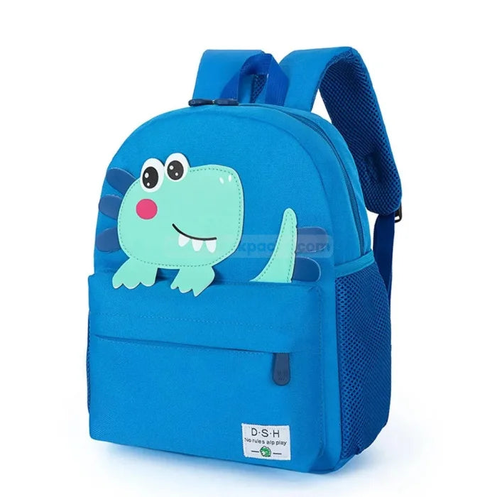 Cute Dinosaur Backpack - Blue