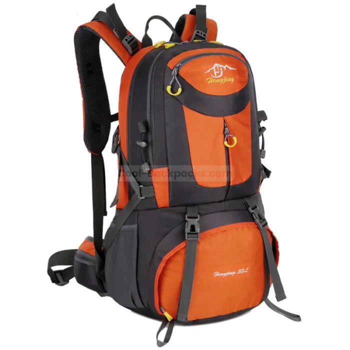 Cute Hiking Backpack - Orange / 40L