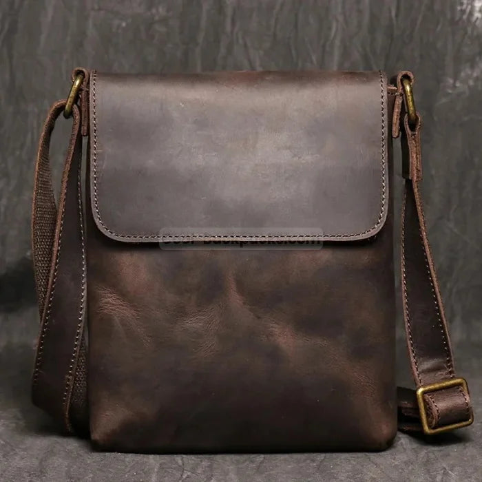 Dark Brown Messenger Bag