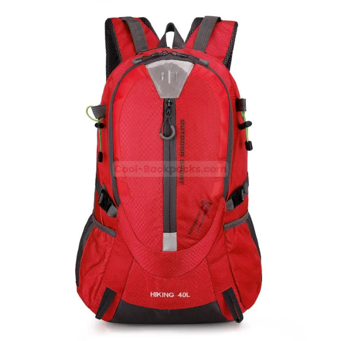 Designer Hiking Backpack - Red