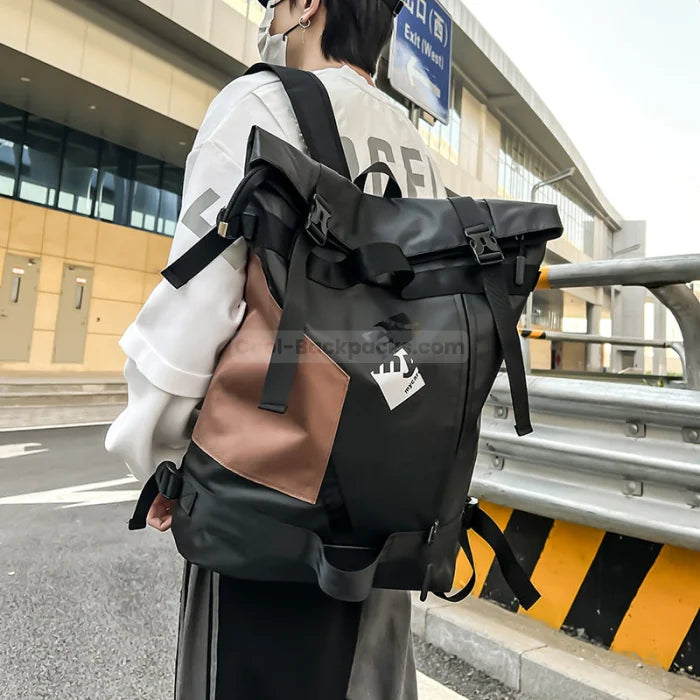 Designer Roll Top Backpack