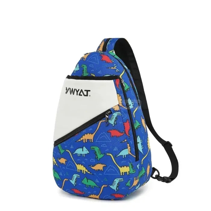 Designer Tennis Backpack - Cartoon Blue