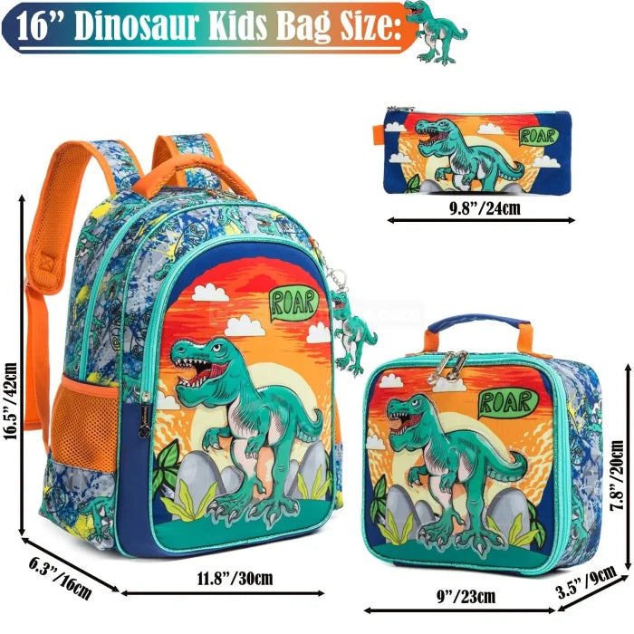 Dinosaur Backpack Set