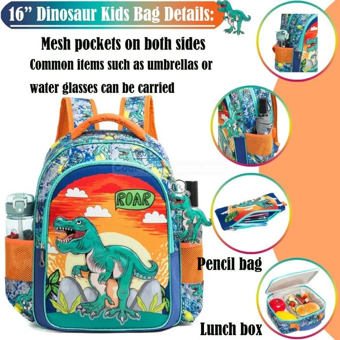 Dinosaur Backpack Set