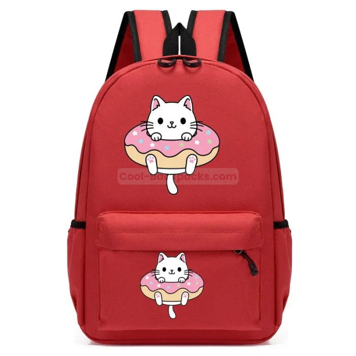 Donut Backpack - Red