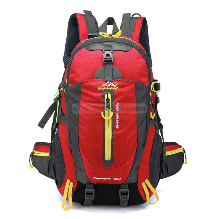 Durable Hiking Backpack - Red