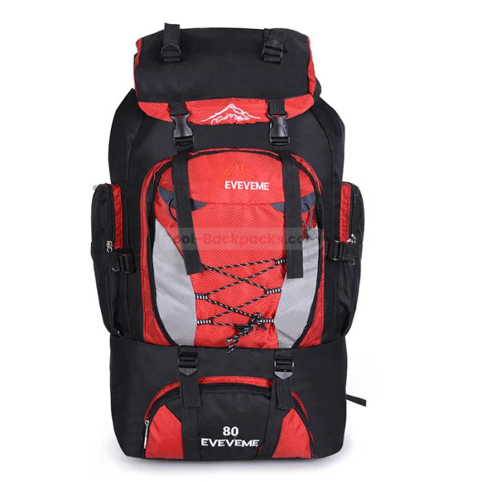 Expedition Hiking Backpack - red