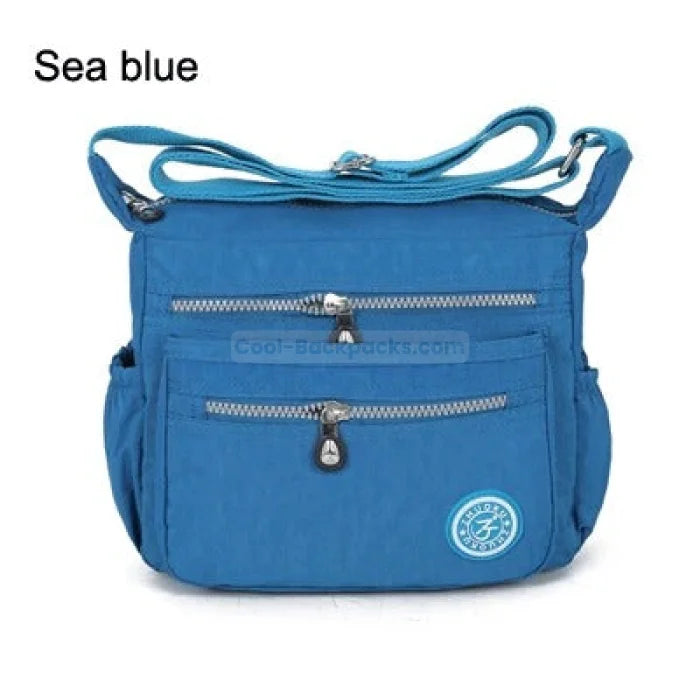 Female Messenger Bag - Sea blue