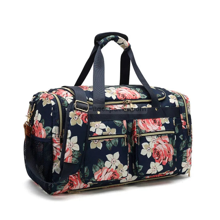 Floral Duffel Bag