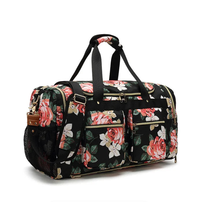 Floral Duffel Bag