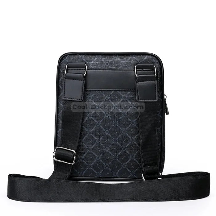 Geometric Messenger Bag