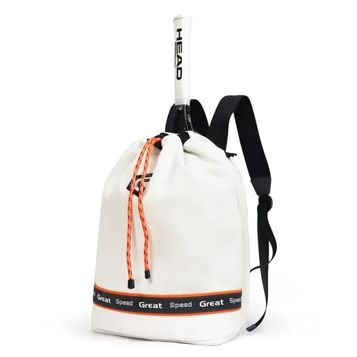 Girls Tennis Backpack - White