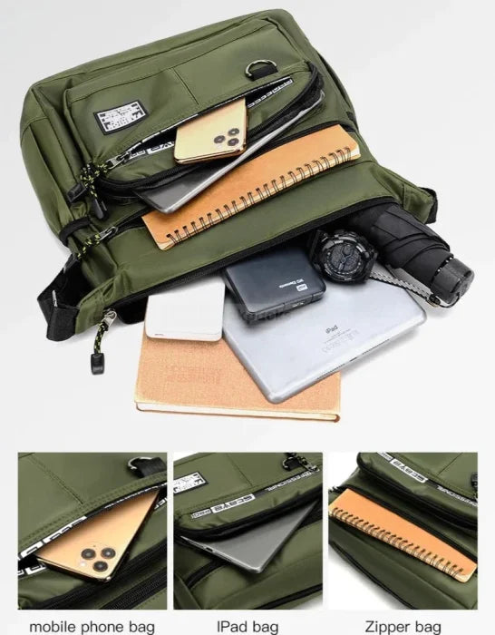 Green Messenger Bag