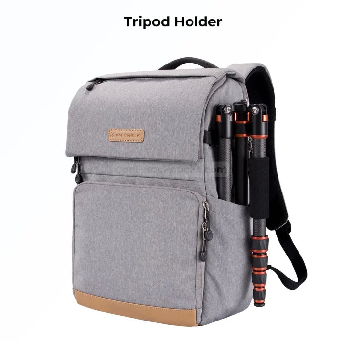 Grey Camera Backpack - Gray