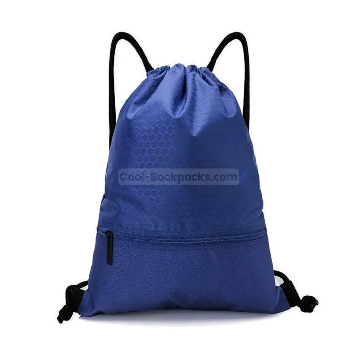 Gym Drawstring Backpack - Dark Blue