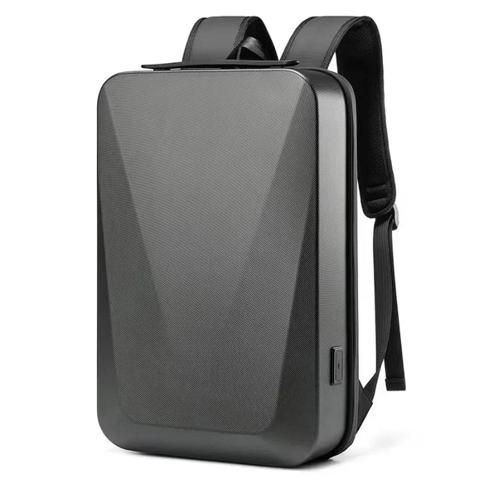 Hard Shell Laptop Backpack - black