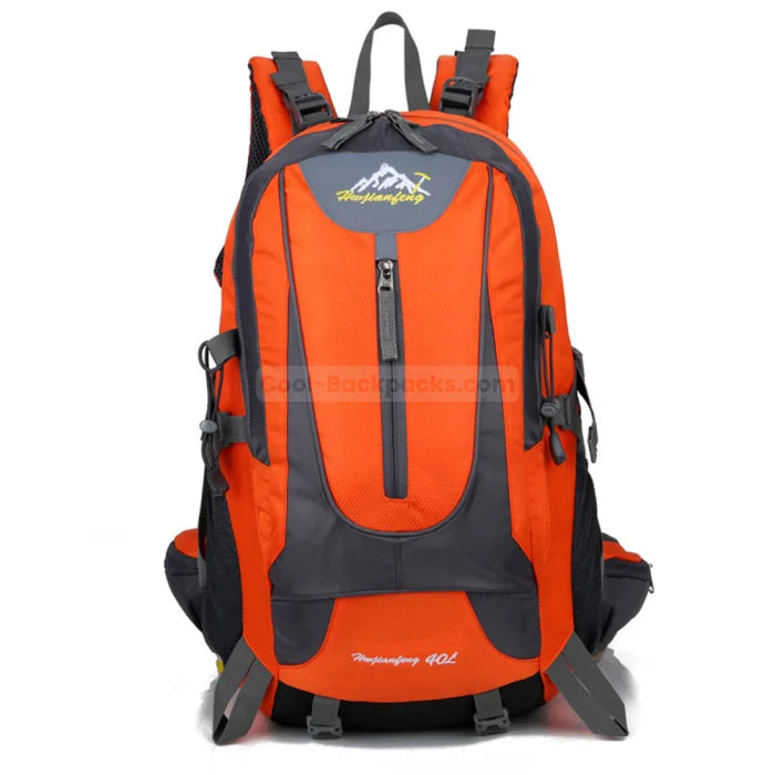 Hiking Laptop Backpack - Orange