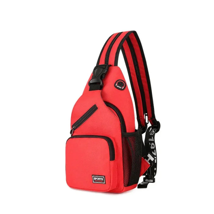 Hiking Sling Backpack - Red